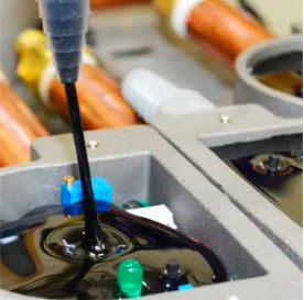 에포시 및 실리콘에 대한 투여 시스템 꿀집 패널에 전자 PCB의 포팅