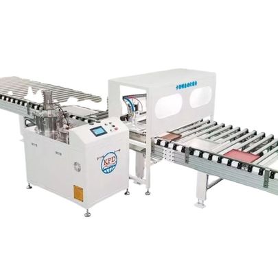청정실 스테인레스 스틸 문 접착기 생산 라인 550KG LED 조명